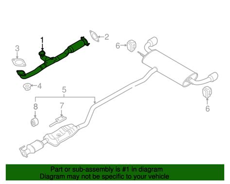 2015 2018 Ford Edge Exhaust Pipe F2gz 5g274 B Oem Parts Online