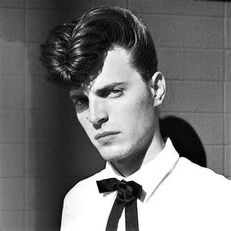 50s Greaser Hairstyles For Men With Short Hair