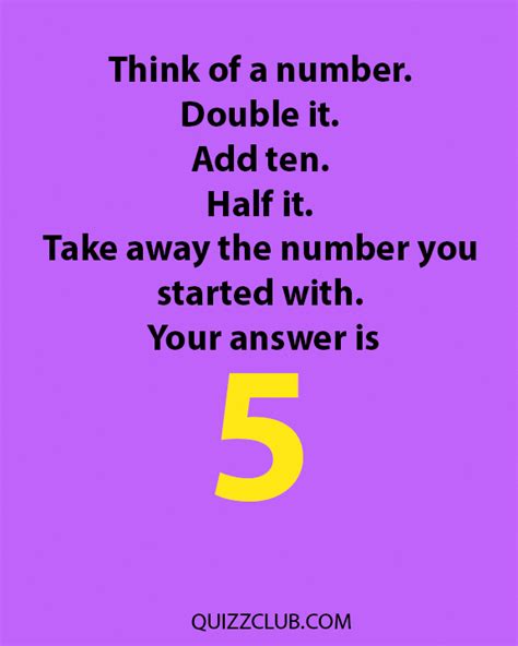 Math Quiz Math Tricky Riddles With Answers | Riddles With Answers