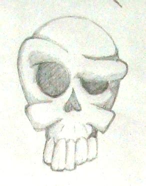 Comic Skull Pencil Sketch by Sinbad-deviantART on DeviantArt