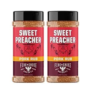 Amazon Fire Smoke Society Sweet Preacher Pork Rub Bbq