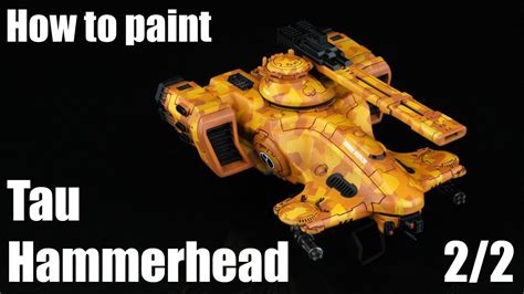 How To Paint Tau Hammerhead Desert Camouflage 2 2 YouTube