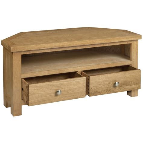 Winsley Oak Large Corner TV Unit Casamo Love Your Home