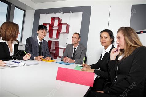 Fundo Reunião De Negócios Equipe Jovem Conferência Foto E Imagem Para