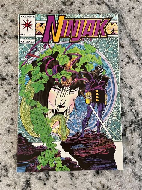 Ninjak Nm Valiant Comic Book Signed By Joe Quesada Jimmy