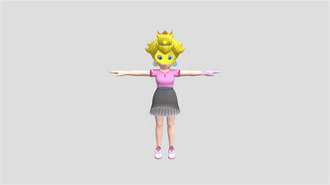 Nintendo Switch - Mario Golf Super Rush - Peach - 3D model by Sainter ...