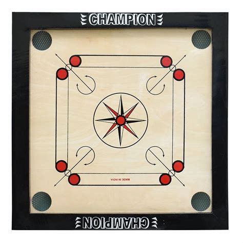 Wooden Gls Champion Small Sized Glossy Finished Carrom Board At Rs 520