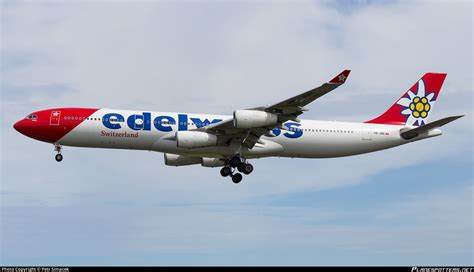 HB JME Edelweiss Air Airbus A340 313 Photo By Petr Simacek ID 1621037