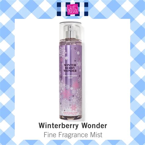 Bath And Body Works Winterberry Wonder Fine Fragrance Mist Shopee