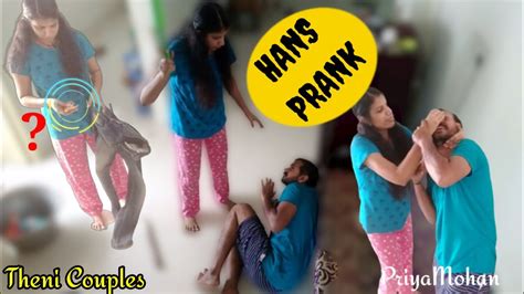 Tobacco Prank On My Wife Hans Prank In Tamil Couples Prank