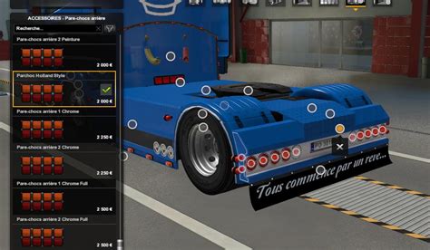 Scania Holland Style Rjl Rear Bumper V1 0 [1 36 1 37] Ets2 Mods