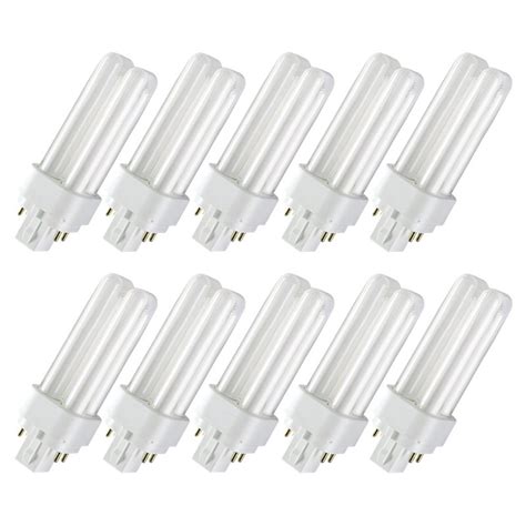 10 x Osram Dulux D E 13W 830 G24q 1 Lumilux Warmweiß 4P 13 Watt Energ