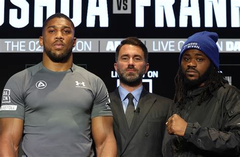 Anthony Joshua Vs Jermaine Franklin Preview And Predictions