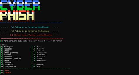Github Cyber Dioxide Cyberphish A Heavily Armed Customizable