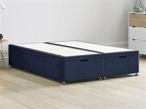 End Lift Ottoman Storage Divan Bed Base - 10 Colours & 6 Sizes