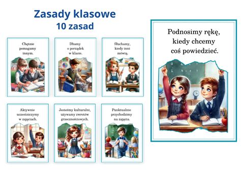 Klasowe Zasady Kodeks Ucznia Plansz I Strona Tytu Owa Pdf Z Oty