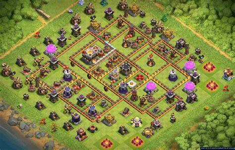 10 Best Th11 Hybrid Base Links 2022 Trophy Pushing Best Coc Maps