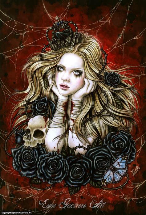 Infected By Art Art Gallery Enys Guerrero Mad Queen Alice In Artworks