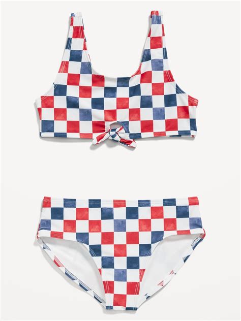 Tie Front Bikini Swim Set For Girls Old Navy