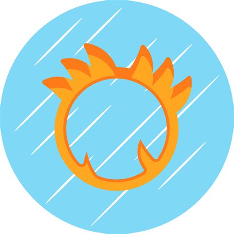 Ring Of Fire Vector Icon Design 21213499 Vector Art At Vecteezy