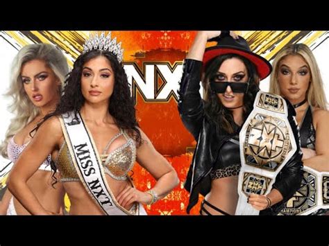 Jacy Jayne Thea Hail Vs Arianna Grace Mariah May WWE 2k23 NXT