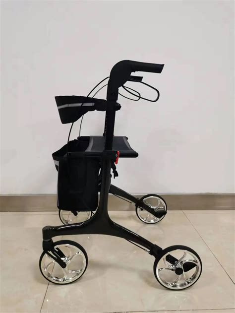 2023 Rollator Foldable Shopping Carbon Fibre Rollator Walker With Seat From China - Buy Rollator ...