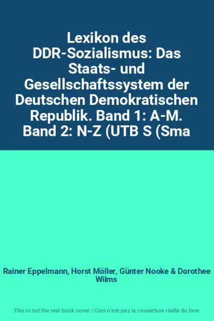 LEXIKON DES DDR SOZIALISMUS Das Staats Und Gesellschaftssystem Der