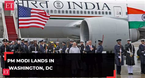 Pm Modi Pm Modi Arrives In Washington Dc Receives Guard Of Honor At