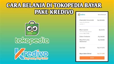 Cara Bayar Belanja Pake Kredivo Di Tokopedia YouTube