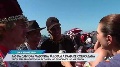 Link Vanguarda F S De Madonna Lotam A Praia De Copacabana No Rio De