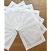 Amazon White Linen Cocktail Napkin 6 X6 A Dozen Cloth Napkin