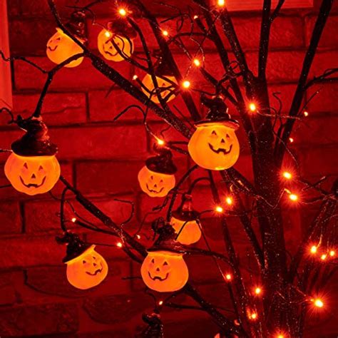 Twinkle Star Ft Halloween Decorations Black Spooky Tree Glittered