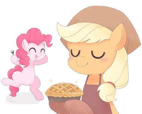 Applejack And Pinkie Pie Drawn By Tgos 337 Bronibooru