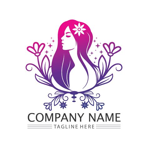 Beauty Salon And Spa Logo Vector Icon Design Template 24720899 Vector