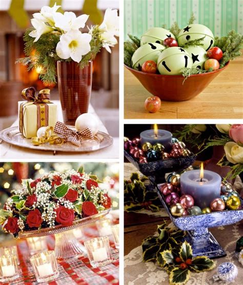 50 Great & Easy Christmas Centerpiece Ideas - DigsDigs