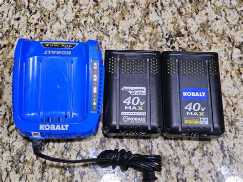 Kobalt Kb 540 06 40v 5ah 240 06 2ah Lithium Ion Rechargeable With Charger 841821017002 Ebay