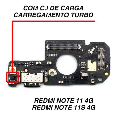 Conector De Carga Placa Funciona Turbo Redmi Note S G