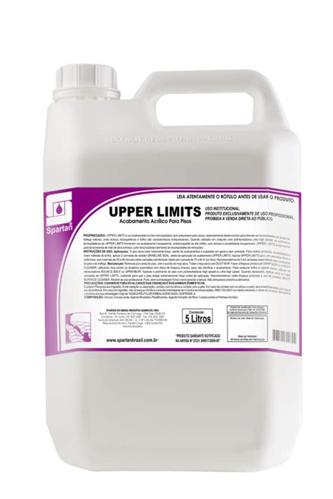 Upper Limits Acabamento De Pisos Ultra High Speed Litros Spartan