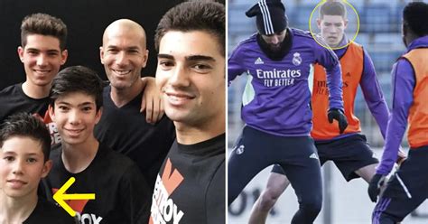 Le Plus Jeune Fils De Zidane Repéré à Lentraînement Avec Léquipe