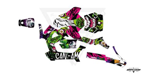 Can Am Ryker Sport Dreck Graphcover Fabricant Fran Ais De Kits D Co