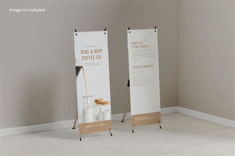 Premium Psd X Stand Banner Mockup