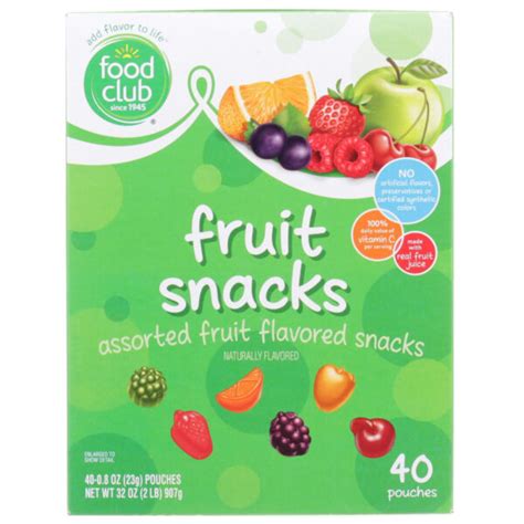 Fruit Snacks - Food Club Brand