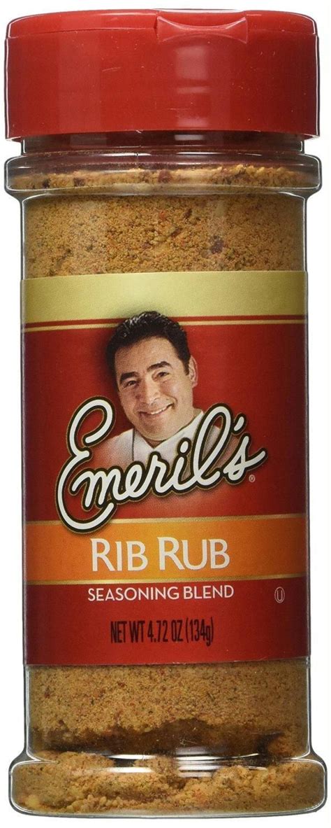 Emerils Rib Rub Seasoning 4 72 Oz Rib Rub Seasoning Blend Gourmet