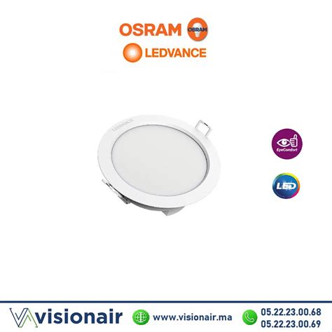 Panel LED Osram Ledvance Rond encastré 24W 4000K GEN2 Visionair Maroc