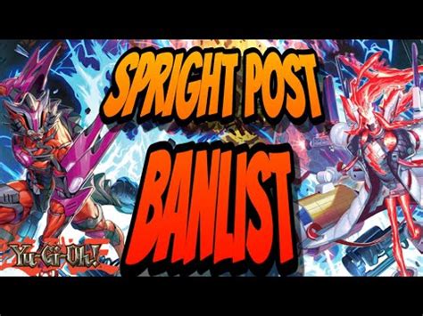 BEST SPRIGHT BUILD POST BANLIST TOP TIER DECK PROFILE YU GI OH