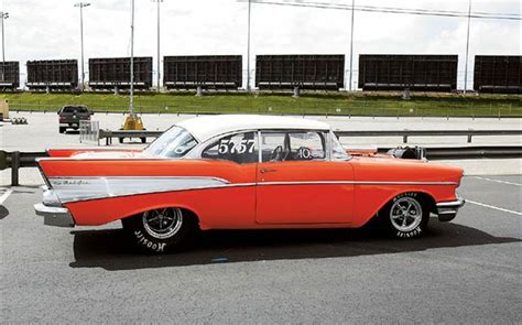 57 Chevy Drag Car | Drag cars, Chevy, Classic cars trucks