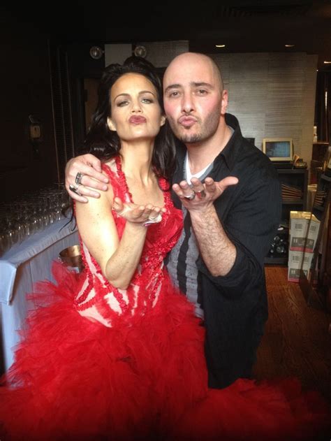 Stylist Leonid Gurevich With Actress Carla Gugino2024