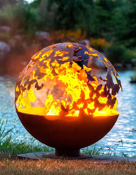 Wings Butterfly Fire Pit Sphere The Fire Pit Gallery