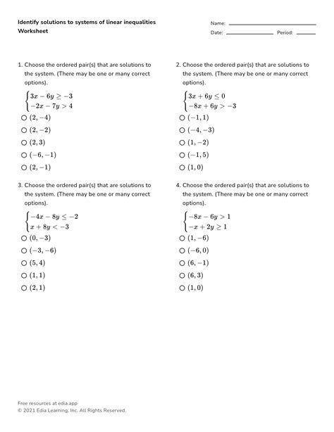 Edia Free Math Homework In Minutes Worksheets Library