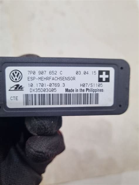 Volkswagen Touareg II 2012 ESP Acceleration Yaw Rate Sensor 7P0907652C